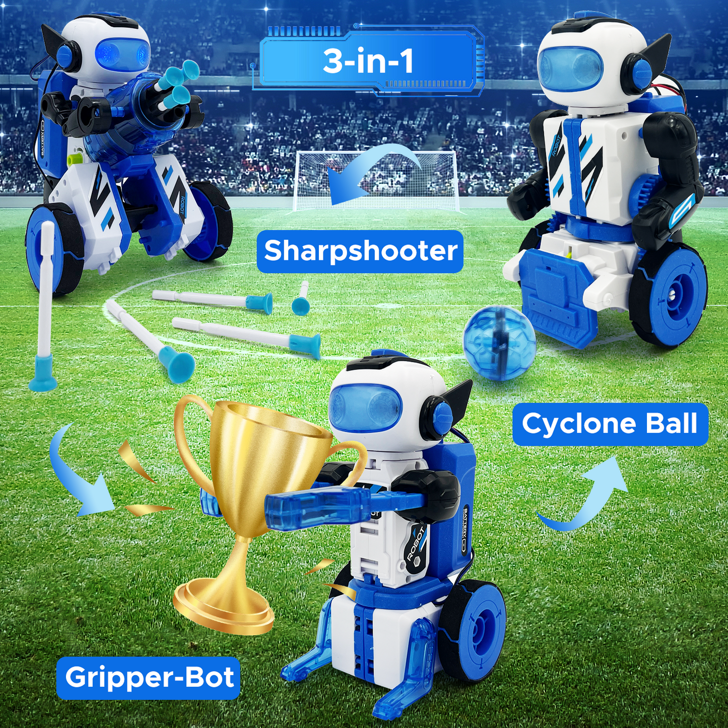Mason & Friends 3-in-1 Robot Kit