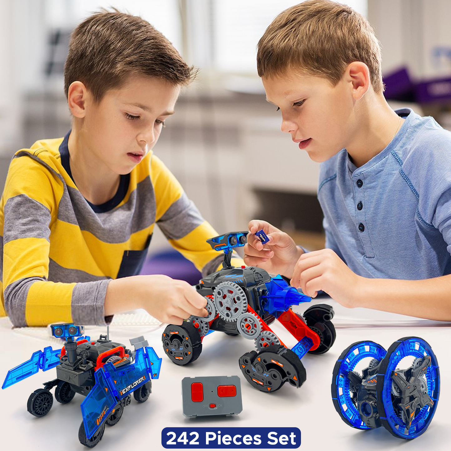 Mason & Friends Wonderful 4-in-1 Explorer Robot Kit